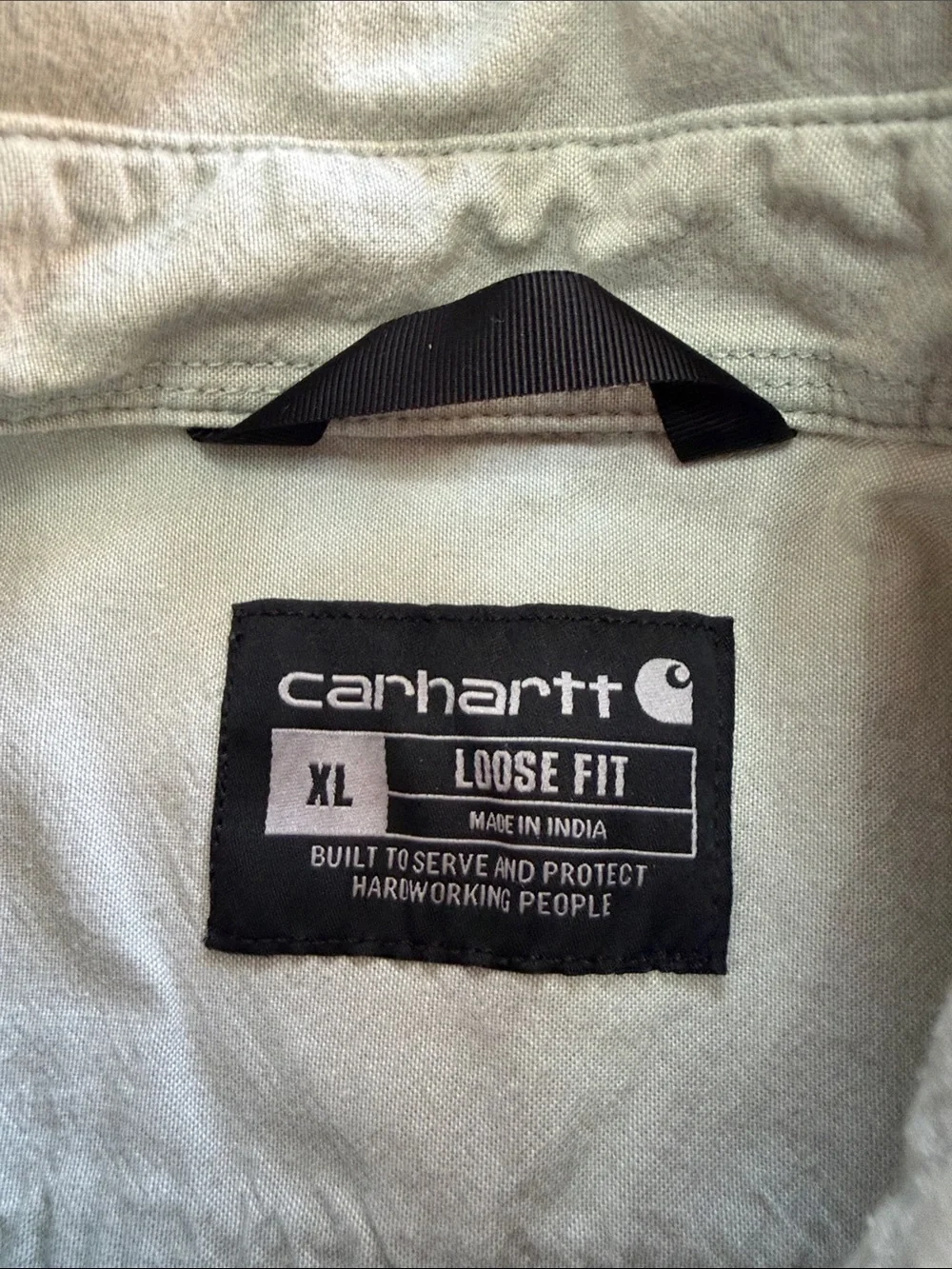 Carhartt Men's Short-Sleeve Button-Down Shirt - Pale Blue